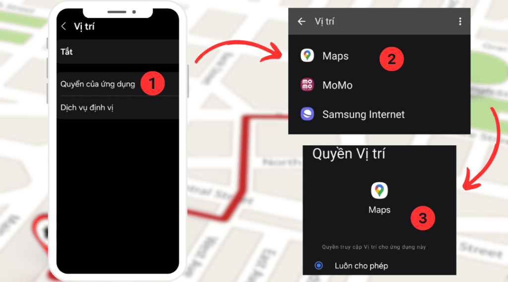 Cách chỉnh GPS đánh giá Google Map
