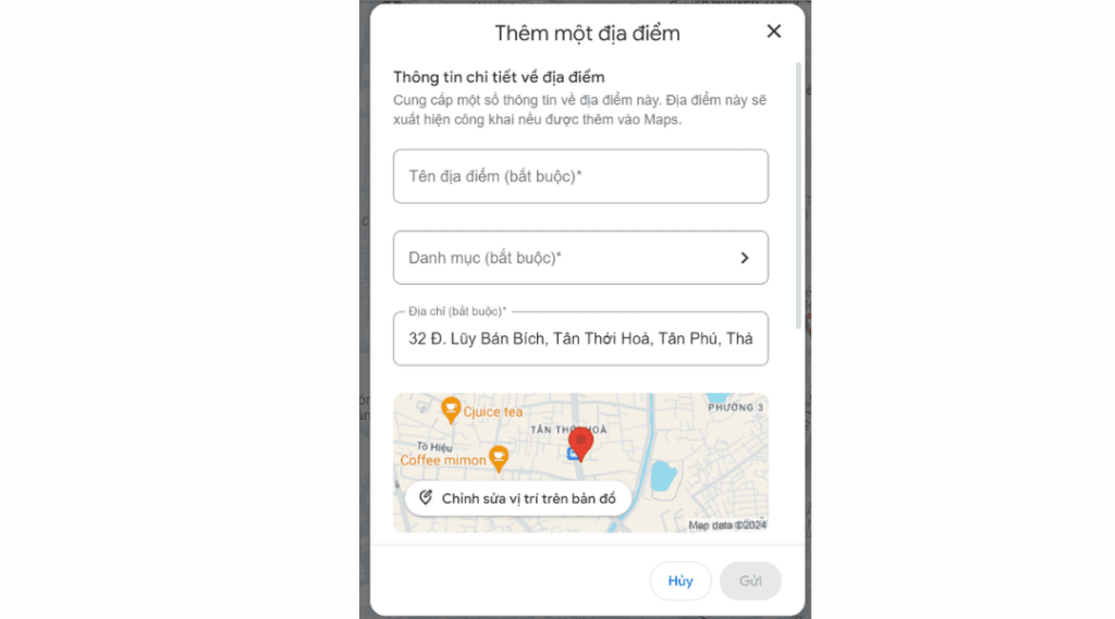 cách tạo google map cho doanh nghiệp